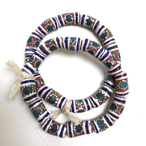 Handpainted Recycled Glass Beads