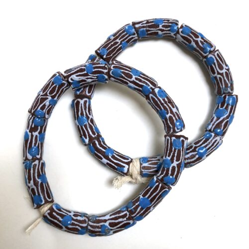 Handpainted Recycled Glass Beads