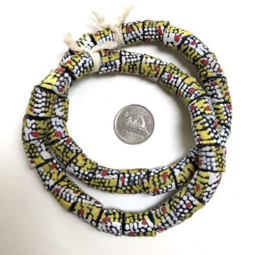 Handpainted Recycled Glass Beads