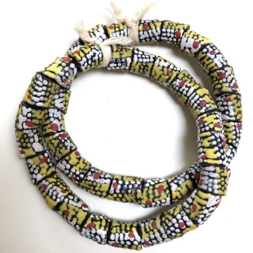 Handpainted Recycled Glass Beads