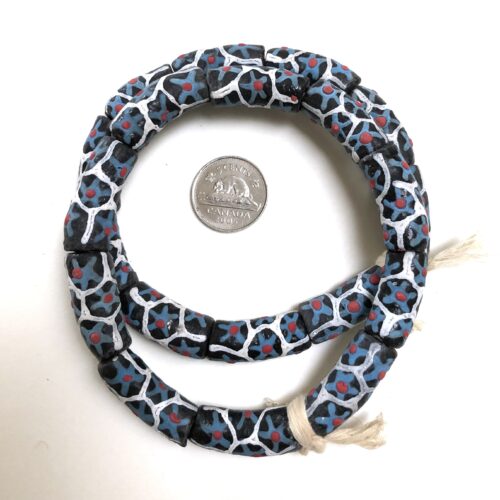 Handpainted Recycled Glass Beads