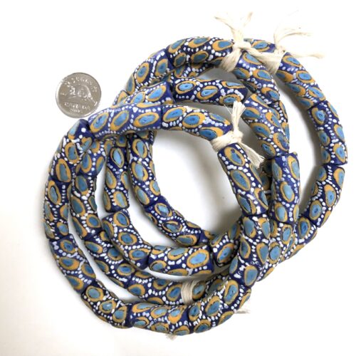 Handpainted Recycled Glass Beads