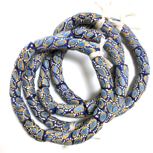 Handpainted Recycled Glass Beads