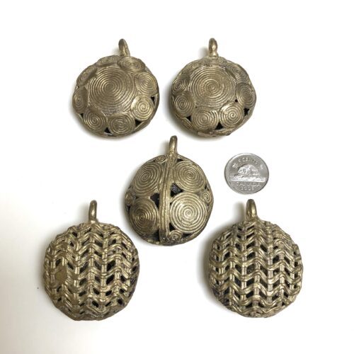 Round Brass Pendant
