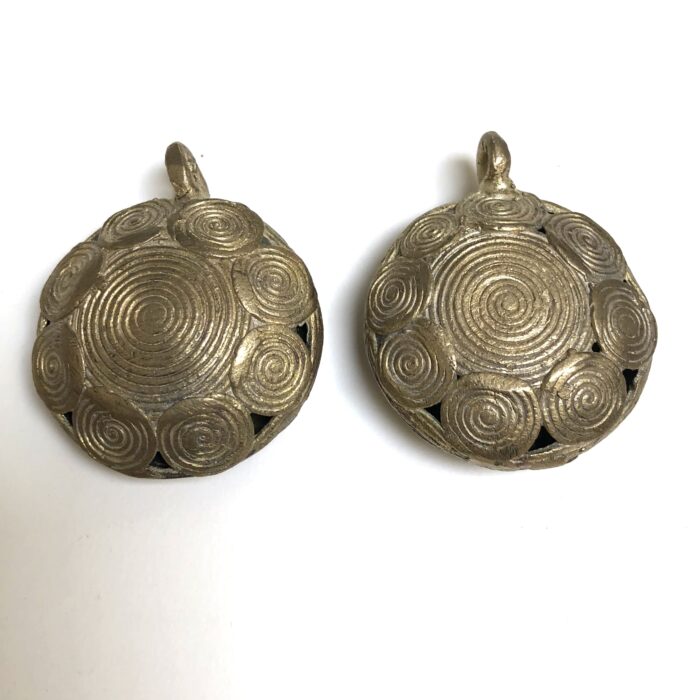 Round Brass Pendant