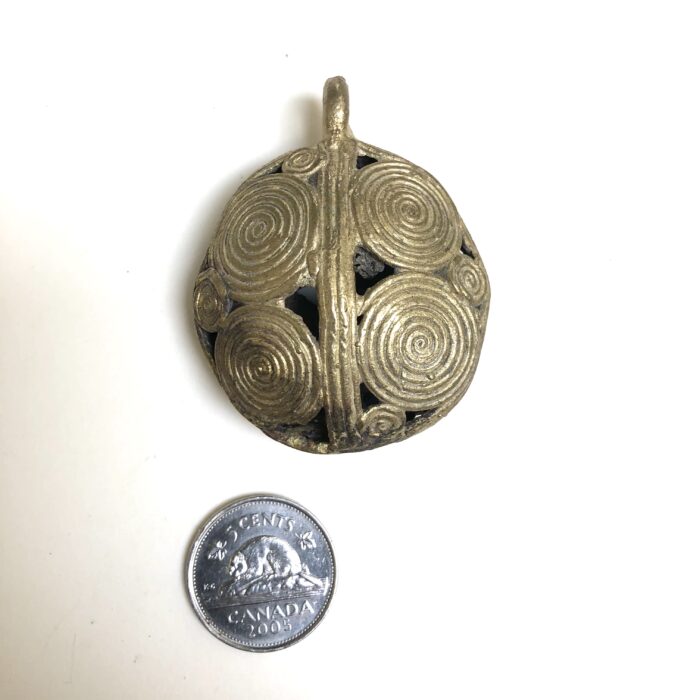 Round Brass Pendant