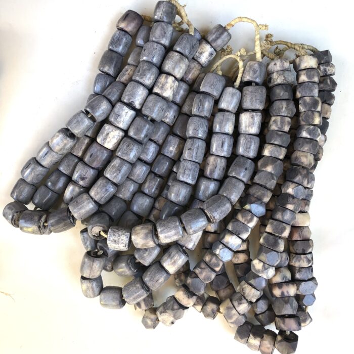 Grey Kenya Bone Beads