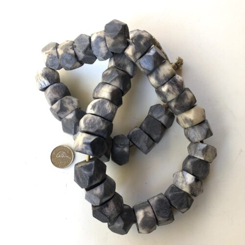Grey Kenya Bone Beads