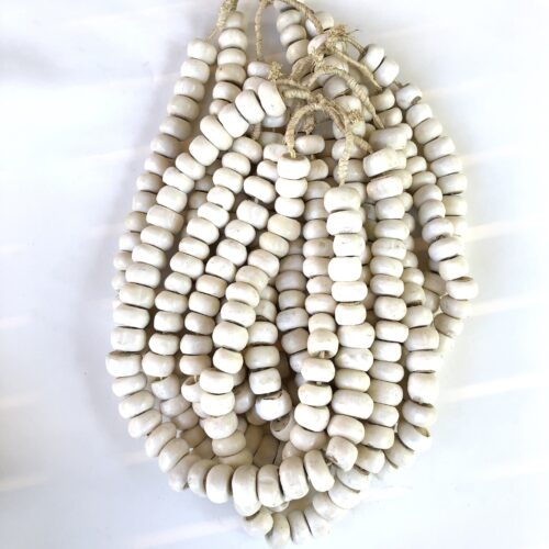 White Bone Beads