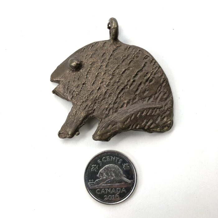 Brass Frog Pendant