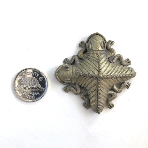 Adinkra Symbol Siamese Croc Pendant