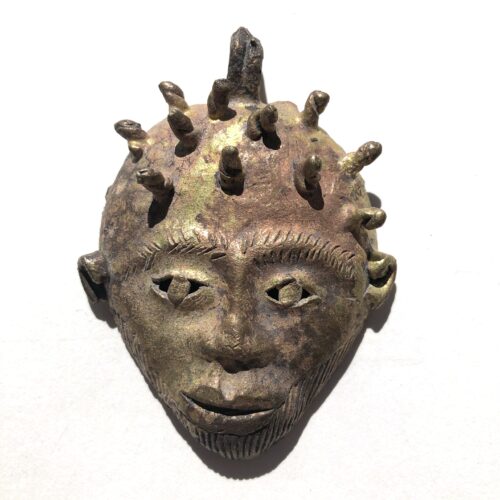 Large Tribal Mask Pendant