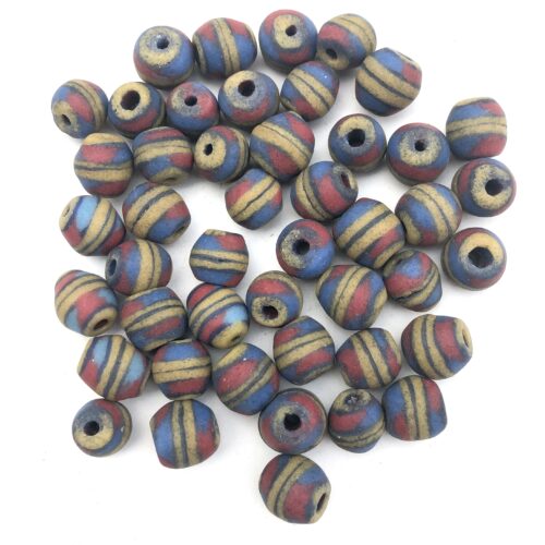 Sandcast Recycled Glass Beads