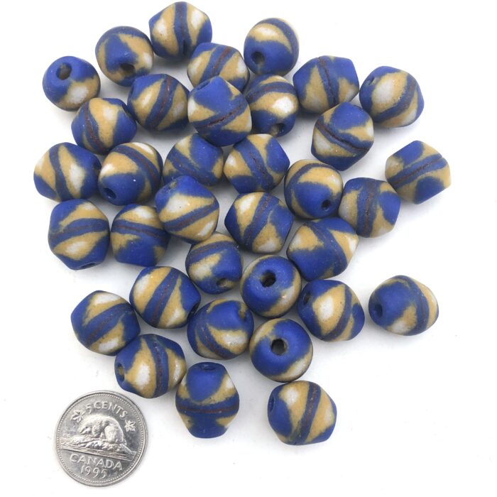 Sandcast Recycled Glass Beads
