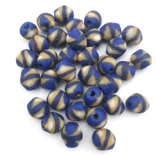 Sandcast Recycled Glass Beads