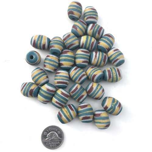 Sandcast Recycled Glass Beads