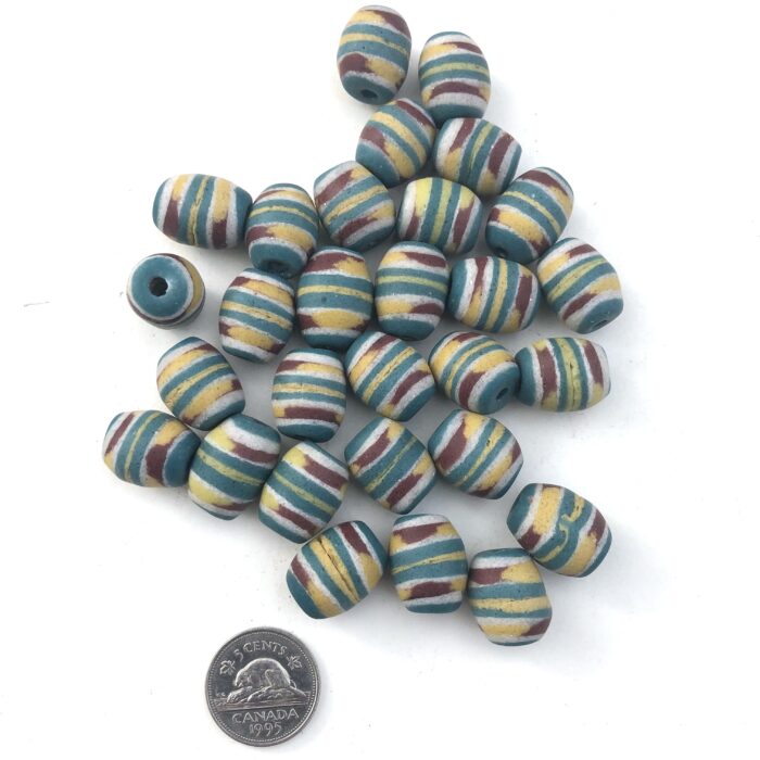 Sandcast Recycled Glass Beads