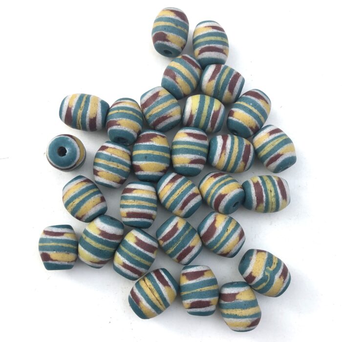 Sandcast Recycled Glass Beads