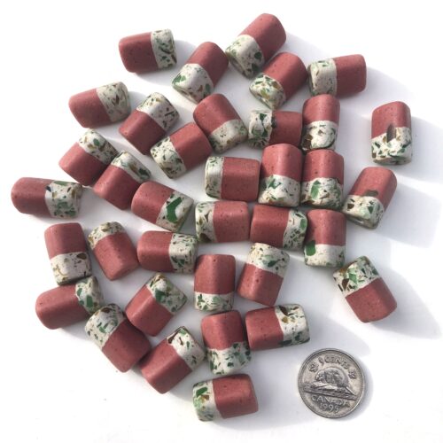 Sandcast Recycled Glass Beads
