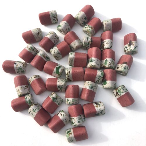 Sandcast Recycled Glass Beads