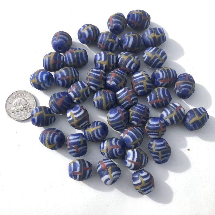 Sandcast Recycled Glass Beads