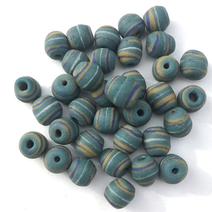Sandcast Recycled Glass Beads
