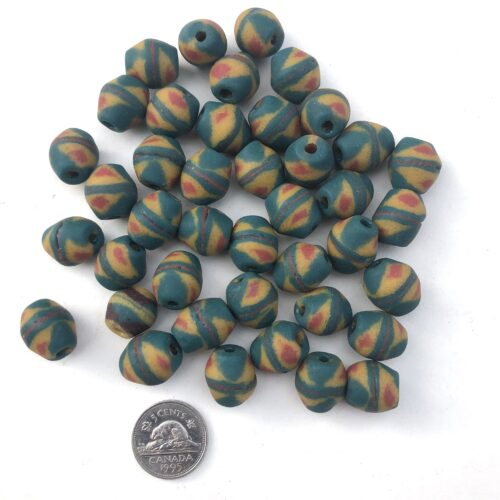Sandcast Recycled Glass Beads