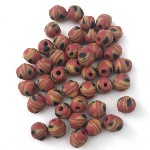 Sandcast Recycled Glass Beads