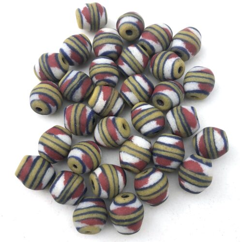 Sandcast Recycled Glass Beads