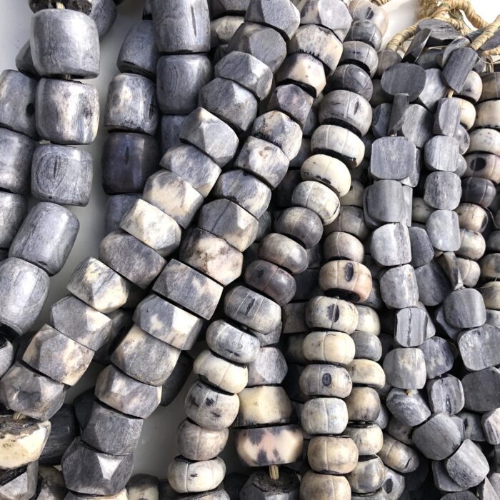 Grey Kenya Bone Beads