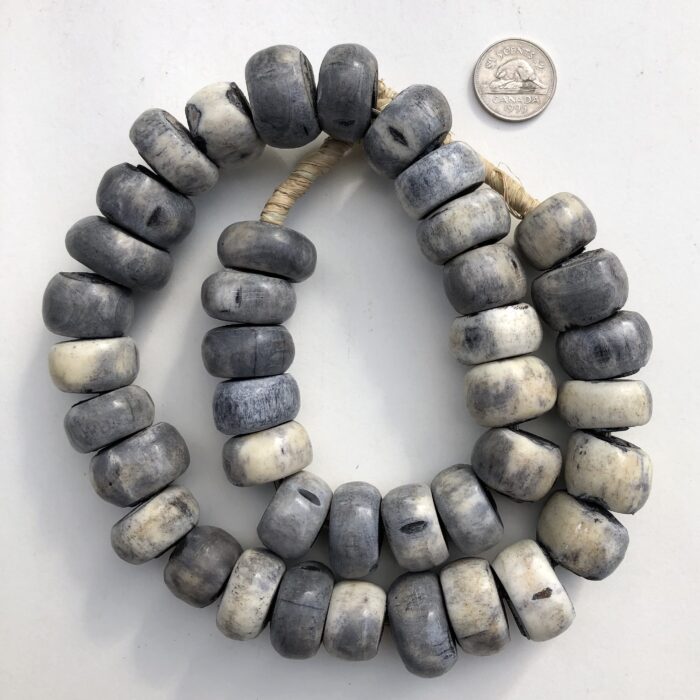 Grey Kenya Bone Beads
