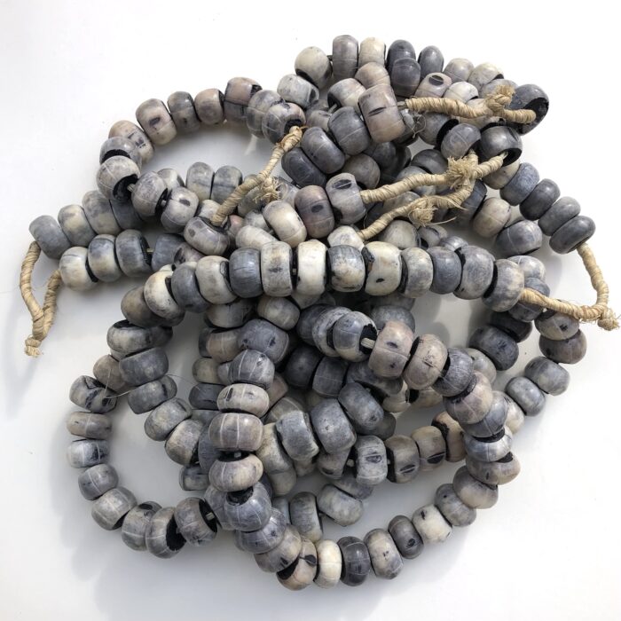 Grey Kenya Bone Beads