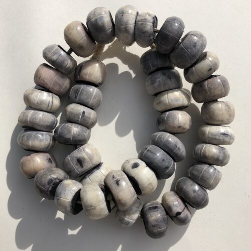 Grey Kenya Bone Beads