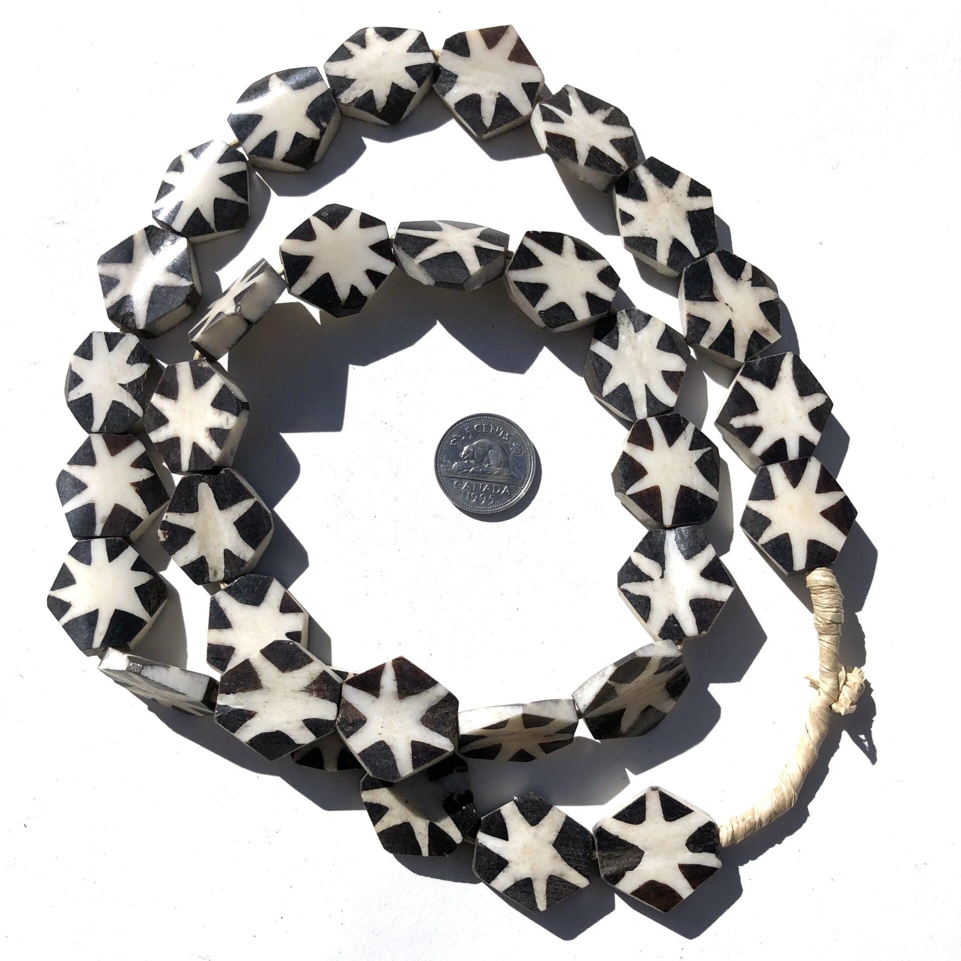 Kenya Disk Beads with a Star - Image 3