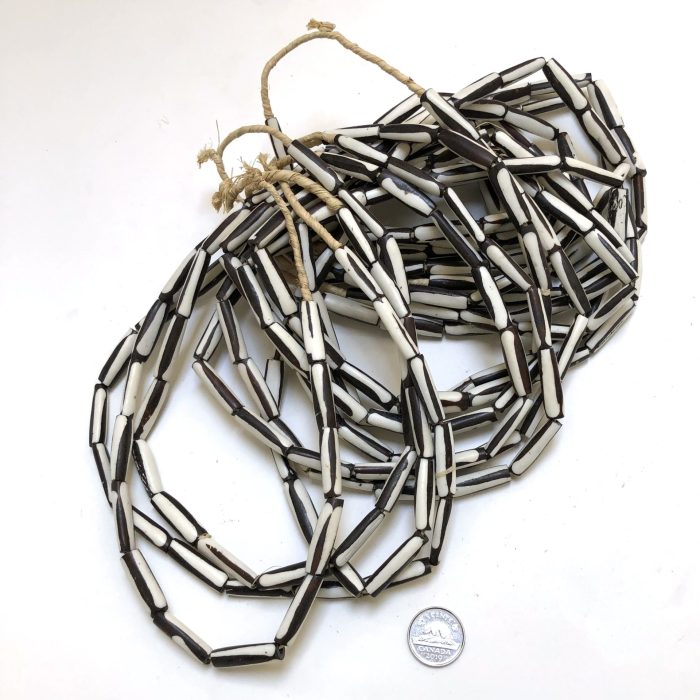Batik Bone Beads