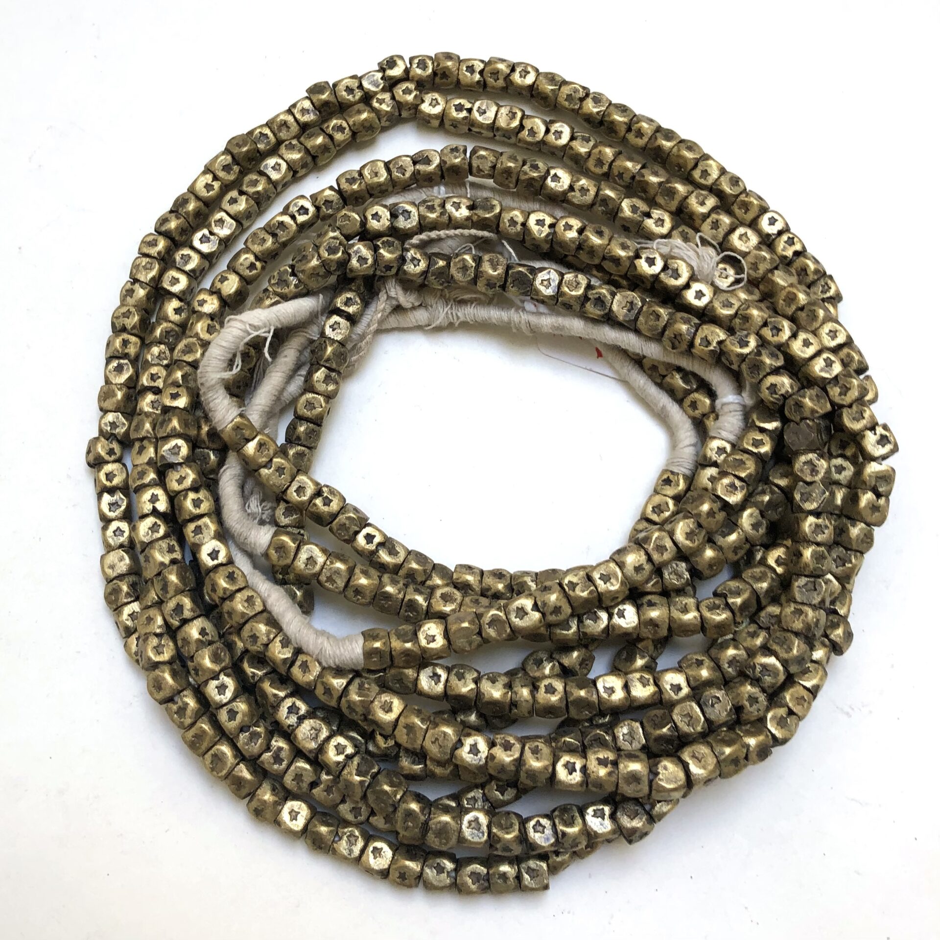 Brass Nugget Beads
