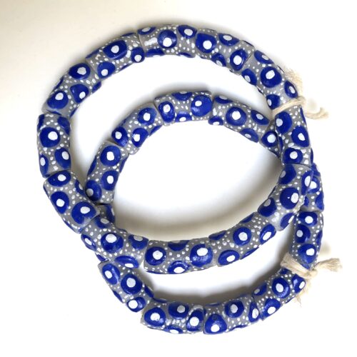 Handpainted Recycled Glass Beads