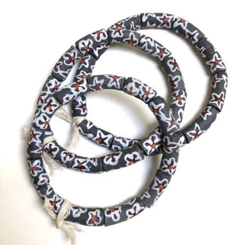 Handpainted Recycled Glass Beads