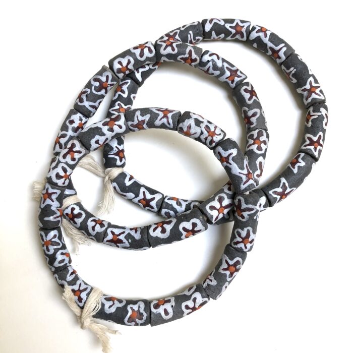 Handpainted Recycled Glass Beads