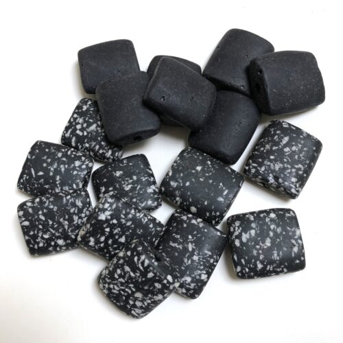 Black and White Beads