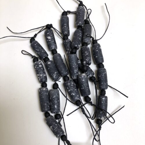 Black and White Beads
