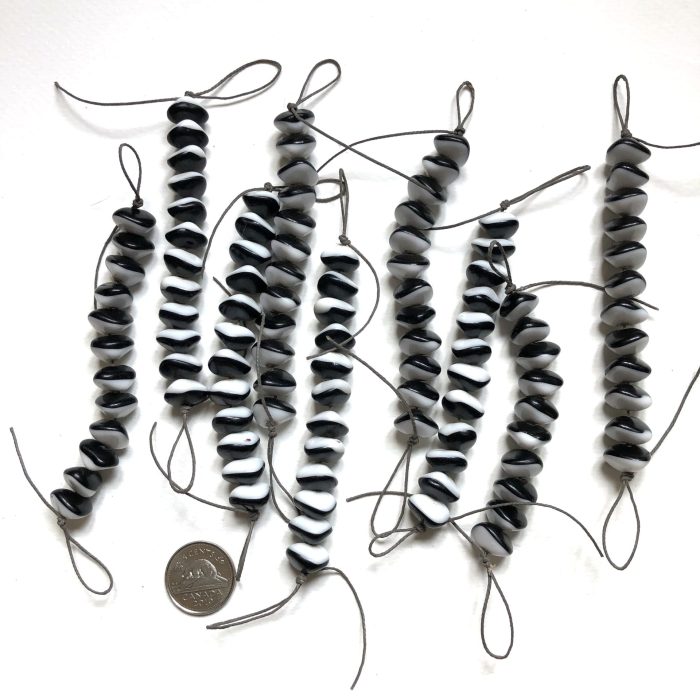 Black and White Beads