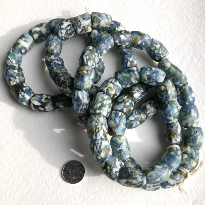 Fused Recycled Glass Beads