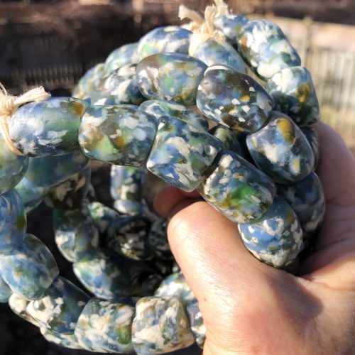 Fused Recycled Glass Beads