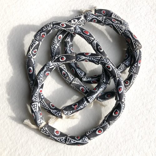Handpainted Recycled Glass Beads
