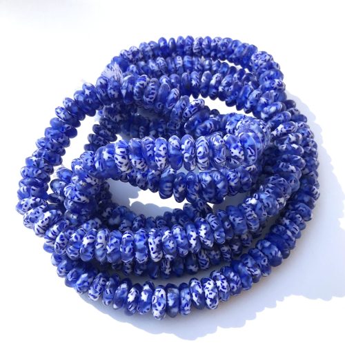 Fused Recycled Glass Beads Lifesaver