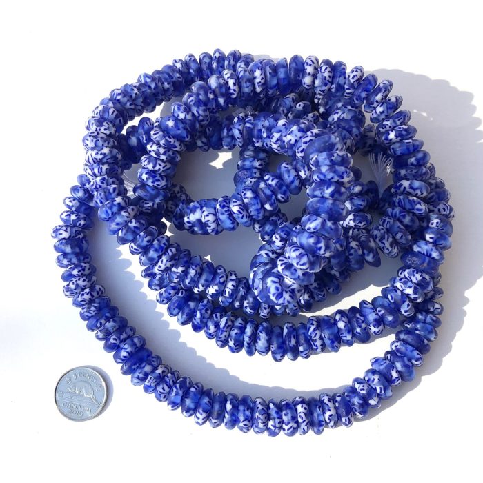 Fused Recycled Glass Beads Lifesaver