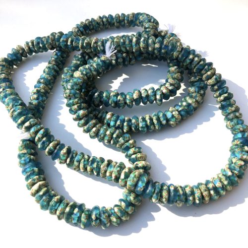 Fused Recycled Glass Beads Lifesaver