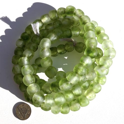 Fused Recycled Glass Beads 14mm