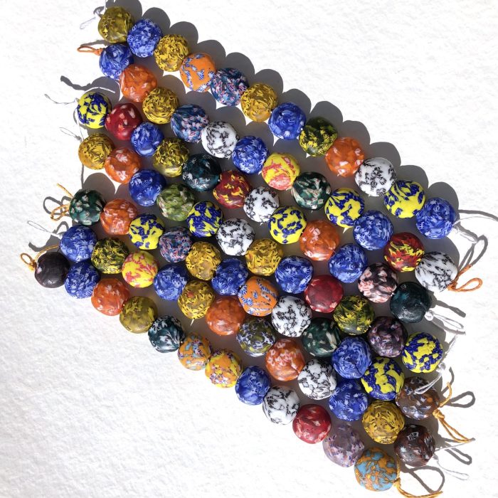 Recycled Glass Beads Rainbow Collection